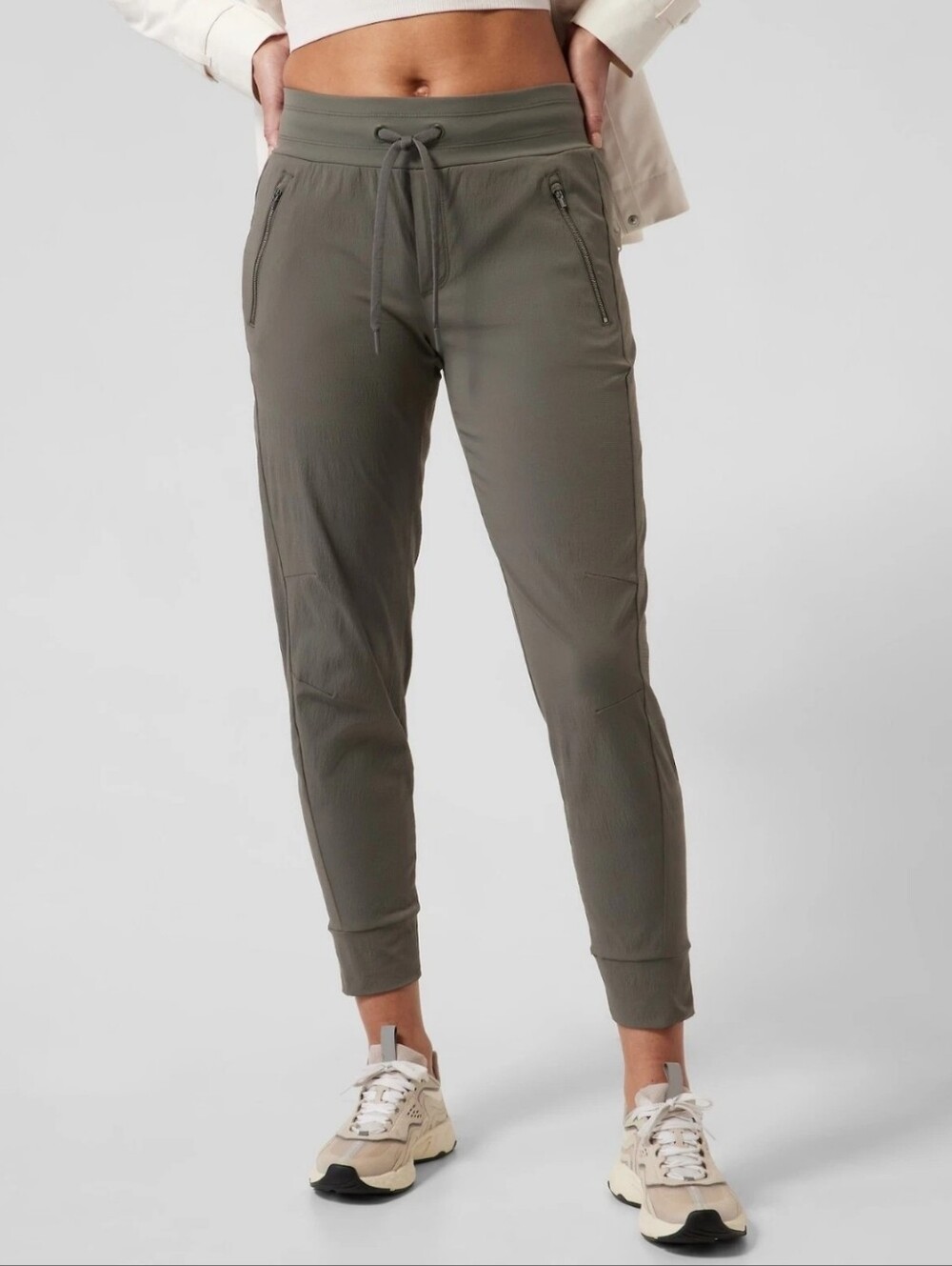 Athleta Trekkie North Joggers in Olive Green